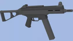 UMP Lowpoly SMG Low-poly  3D model