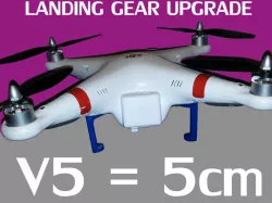V5 DJI Phantom Landing Gear BUSTMOLD LEGS 5cm