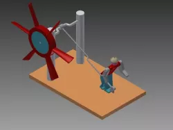 windmill wood chopper