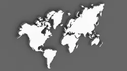 World Map 3D model