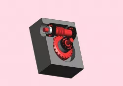 Worm speed reducer
