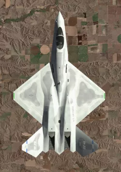 YF-23 " Black Widow II" project paper model 1/33