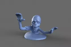 Zombie Torso Miniature  3D model