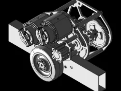 2 Falcons Flipped PTO GearBox