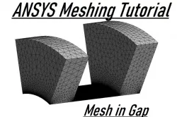 3D model with Gap for Mesh tutorial