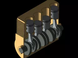 4 Cylinder Engine
