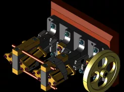 4 Cylinder Oscillant Steam Engine