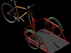 Bike to trike for wheelchair