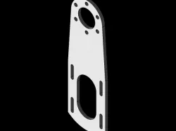 Bridge Port CNC conversion mount plates X Y- nema 34