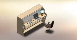CAMA ESCRITORIO PLEGABLE