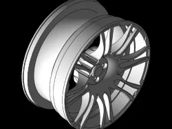 Carbon fibre wheel. 16inch and 8 spoke