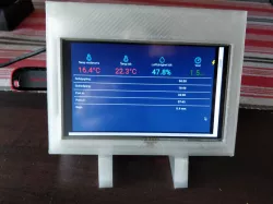 Case for a 5 inch Raspberry Pi screen