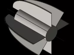 Coconut scraper blade
