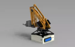 [Component] Robot Arm 3DOF - REV.1 | Lengan Robot 3DOF Dengan Akrilik