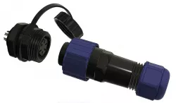 Connector SP16-6P Panel Back Nut