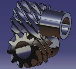 Crossed sprockets