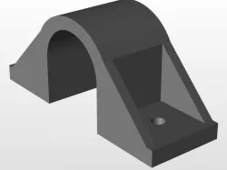 EMT8 / EMTdubLZ mounting clamp