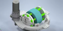 Falcon 500 in-wheel swerve