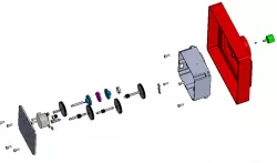 Final grundfos challange gear train assembly