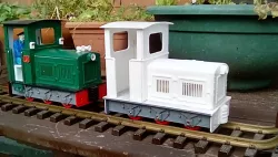 G Gauge 45mm freelance 060 shunter similar to a ruston