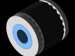 Gates GT2 Toothed Idler 9mm M-IDLER-T-GT2-P20-9-A-P5-H140