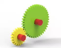 Helical gear mechanism