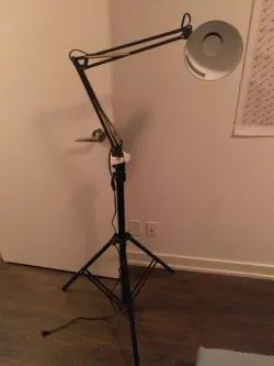 Ikea Terital lamp mount for tripod