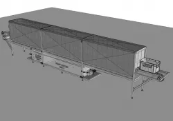 INDUSTRIAL CRATE WASHING MACHINE