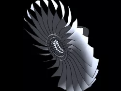 Jet engine propeller and hub