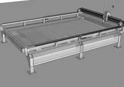 MEDIUM DUTY / HOBBY CNC TABLE - PLASMA, ROUTER OR LASER