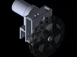 Omni wheel module