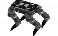 learning quadrupedal locomotion for a heavy hydraulic robot using an ...