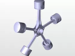 radial engine parts