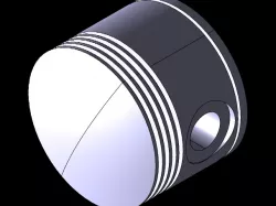 radial engine piston