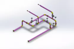 ROUTING PIPE LINE