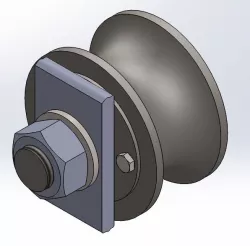 Rueda Carro de Corte / Cutting Trolley Wheel