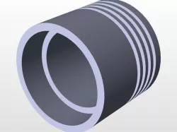 SAMPLE 15 REVOLVED PISTON SOLIDWORKS