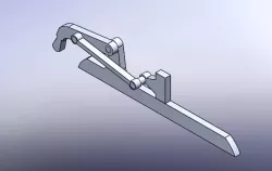 SLIDER CRANK LOCKING LEVER MECHANISM