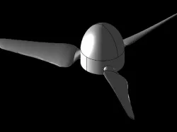 Small Horizontal Axis Wind Turbine Rotor