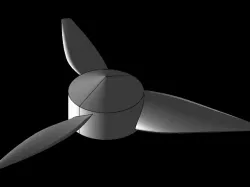 Small Horizontal Axis Wind Turbine Rotor