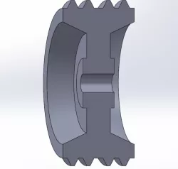solid  model example  for V type belt