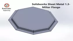 Solidworks Sheet Metal-1.3. Milter Flange