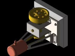 Steam engine model