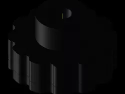 TronxyX1-Bed-Adjust-Nut-Assembly