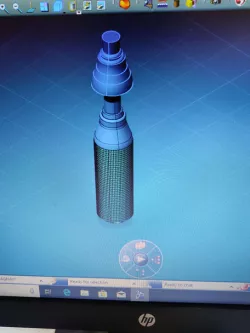 Water bottle with its Cap