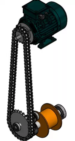 Winch Assembly 3D