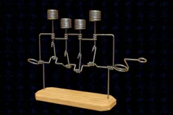 Wired 4 Cylinders Engine