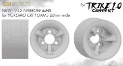 1/12 narrow Rear Rim (28mm) for Yokomo CRT foam