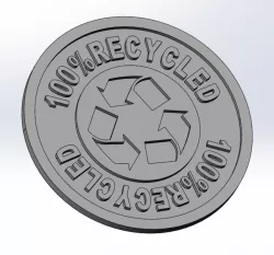 100% Recycled Logo