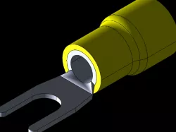 12-10GA M4 Fork Spade Connector